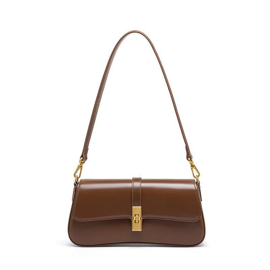 Leather women's cow leather hand bag one-shoulder versatile large-capacity tote bag crossbody bag genuine leather women's bag B10 - YZ Lether