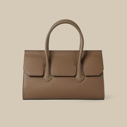 Leather women's cowhide braiding leather hand bag one-shoulder versatile large-capacity tote bag crossbody bag genuine leather women's bag B15 - YZ Lether